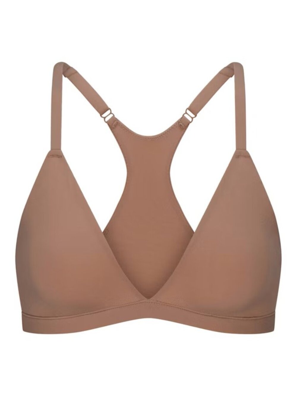 SKIMS Fits Everybody Racerback Triangle Bralette Size Small in Sienna WORN ONCE